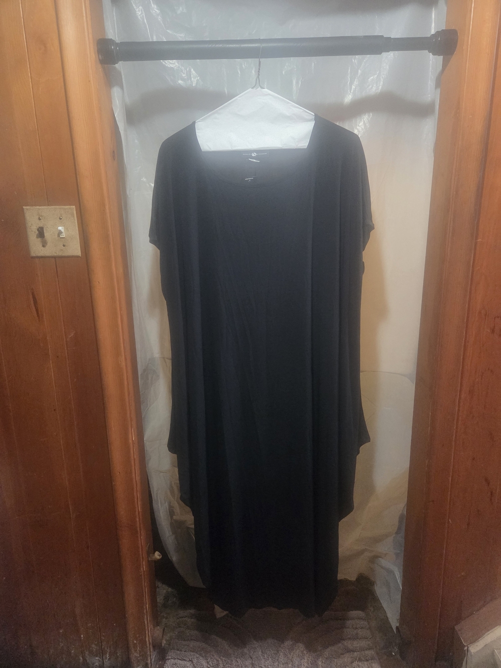 Ashley Stewart Black Midi Dress